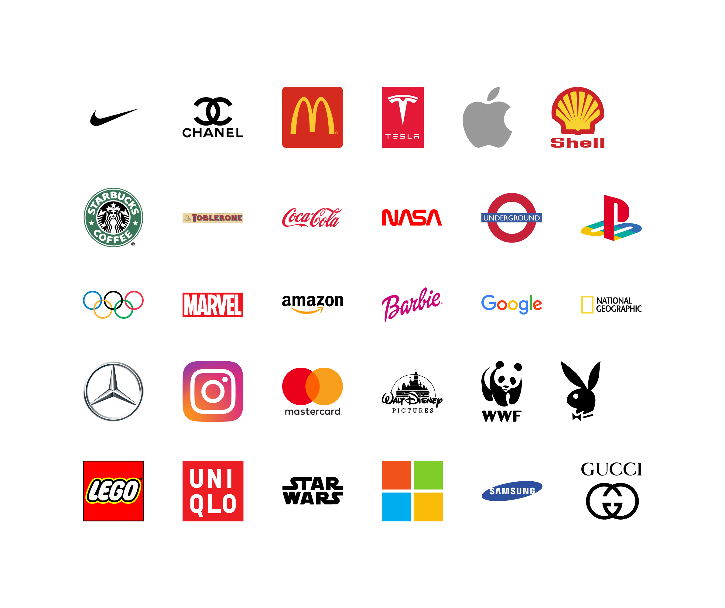 Самые известные логотипы в мире